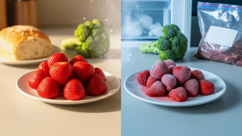 How Freezing Changes Food Texture